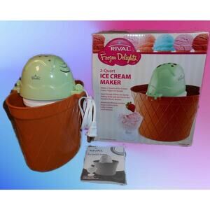 Rival Frozen Delights 2 Quart Ice Cream Maker FRRVBK02-MNT Mint Works